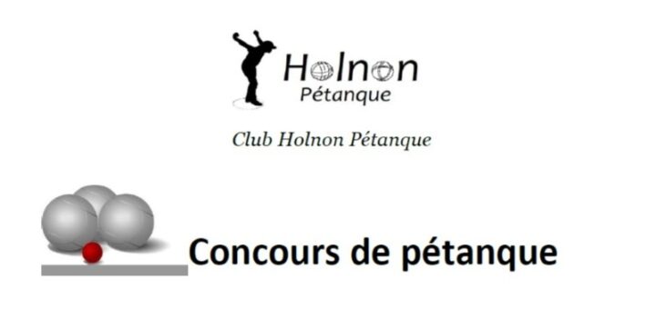 Concours de pétanque à Holnon le 20 juin 2026