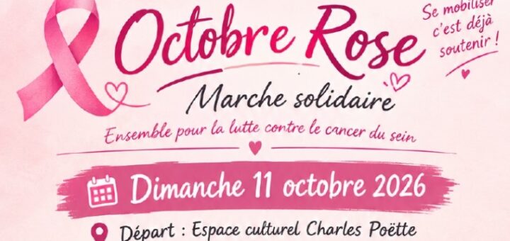 Marche pour Octobre Rose le 11 octobre 2026 à Holnon