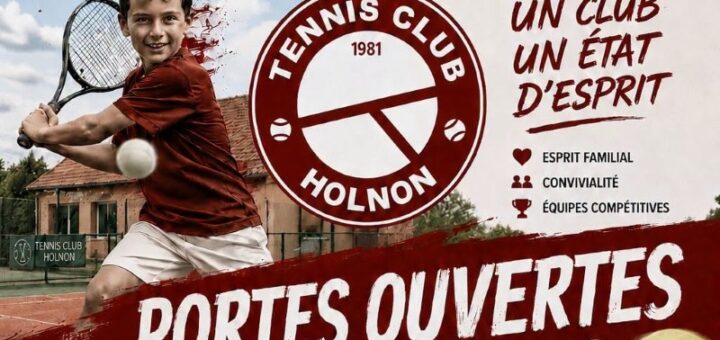 Inscriptions au tennis club d'Holnon le 29 août 2026