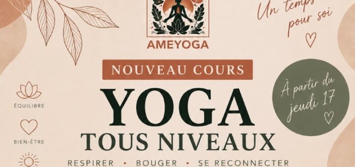 Nouveau cours de yoga à Holnon à partir du 17 septembre 2026