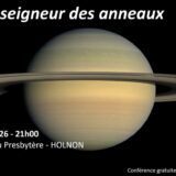 Conférence de Saint-Quentin Astronomie le 16 octobre 2026 à Holnon - Saturne, le seigneur des anneaux